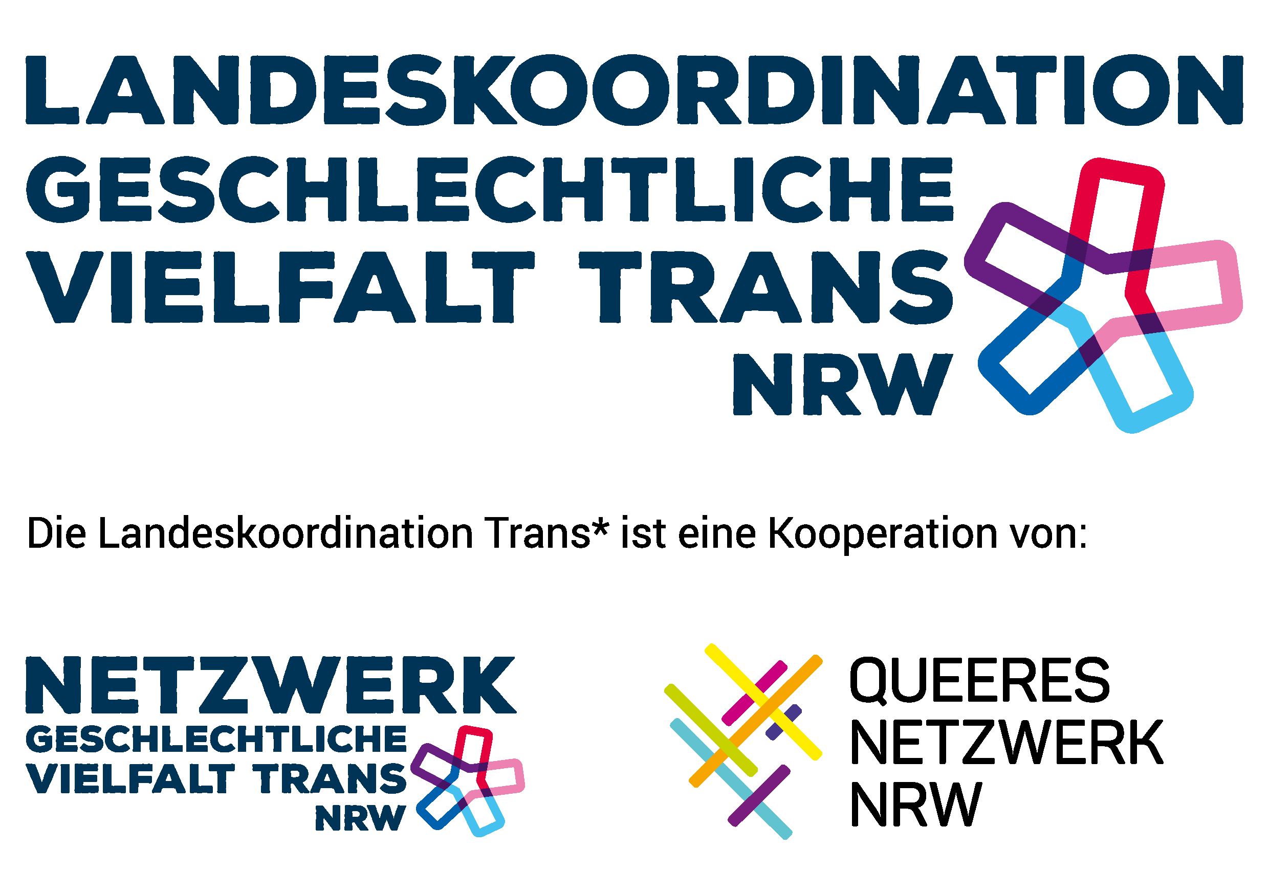 Logo  Landeskoordination Geschlechtliche Vielfalt Trans NRW